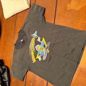 Vintage Monkey Business Kids Black T-Shirt